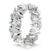 Load image into Gallery viewer, 10-carat-alternating-pear-shaped-diamond-eternity-band-in-white-gold-FDEWB10554PEANGLE2-10.00CT-NL-WG