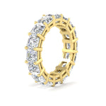 Load image into Gallery viewer, 10-carat-asscher-cut-diamond-eternity-wedding-band-in-yellow-gold-FDEWB8321ASANGLE2-10.00CT-NL-YG