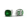 Load image into Gallery viewer, 10-carat-cushion-cut-emerald-basket-stud-earring-in-white-gold-fdear10411cugemgrangle4-10.00ct-nl-wg.jpg
