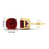 Load image into Gallery viewer, 10-carat-cushion-cut-ruby-basket-stud-earring-in-yellow-gold-fdear10411cugrudrangle2-10.00ct-nl-yg-hw.jpg