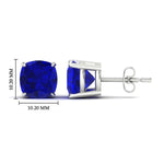 Load image into Gallery viewer, 10-carat-cushion-cut-sapphire-basket-stud-earring-in-white-gold-fdear10411cugsablangle2-10.00ct-nl-wg-hw.jpg