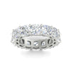 Load image into Gallery viewer, 10-carat-diamond-eternity-wedding-band-in-white-gold-FDEWB9296CUANGLE5-10.0CT-NL-WG