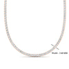 Load image into Gallery viewer, 10-carat-diamond-graduated-tennis-necklace-in-FDNK11334-(0.07CT)ANGLE1-NL-RG