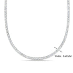 Load image into Gallery viewer, 10-carat-diamond-graduated-tennis-necklace-in-FDNK11334-(0.07CT)ANGLE1-NL-WG