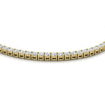 Load image into Gallery viewer, 10-carat-diamond-graduated-tennis-necklace-in-FDNK11334-(0.07CT)ANGLE1-NL-YG