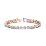 Load image into Gallery viewer, 10-carat-pear-shape-east-west-diamond-tennis-bracelet-in-rose-gold-FDBRC11577-nl-rg-hw.jpg?v=1776415128