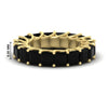 Load image into Gallery viewer, 10-carat-princess-cut-black-onyx-eternity-ring-band-in-yellow-gold-FD10203PRBGBLACK-10.00CT-NL-YG-HW.jpg