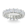 Load image into Gallery viewer, 10-carat-princess-cut-diamond-eternity-ring-band-in-white-gold-FD10203PRBANGLE5-10.00CT-NL-WG.jpg