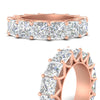 Load image into Gallery viewer, 10-carat-princess-cut-diamond-eternity-wedding-band-in-rose-gold-FD10247PRBANGLE3-10.00CT-NL-RG