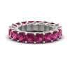 Load image into Gallery viewer, 10-carat-princess-cut-pink-sapphire-eternity-ring-band-in-white-gold-FD10203PRBGSADRPI-10.00CT-NL-WG.jpg