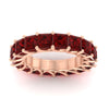 Load image into Gallery viewer, 10-carat-princess-cut-ruby-eternity-ring-band-in-rose-gold-FD10203PRBGRUDRANGLE5-10.00CT-NL-RG.jpg