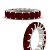 Load image into Gallery viewer, 10-carat-princess-cut-ruby-eternity-ring-band-in-white-gold-FD10203PRBGRUDRANGLE3-10.00-CT-NL-WG.jpg