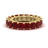 Load image into Gallery viewer, 10-carat-princess-cut-ruby-eternity-ring-band-in-yellow-gold-FD10203PRBGRUDR-10.00CT-NL-YG.jpg