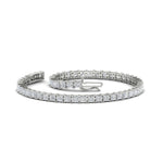 Load image into Gallery viewer, 10-ct-princess-cut-diamond-tennis-bracelet-in-white-gold-FDBRC10450PRANGLE4-10.00CT-NL-WG_b9d7f591-2bee-4bff-985a-96fd692c4401