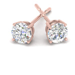 Load image into Gallery viewer, Round Diamond Stud Earring For Women
