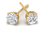Load image into Gallery viewer, Round Diamond Stud Earring For Women