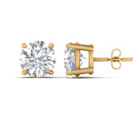 Load image into Gallery viewer, Round Diamond Stud Earring For Women