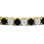Load image into Gallery viewer, 10-ct.-diamond-tennis-bracelet-with-black-diamond-in-yellow-gold-FDBRC8635ROGBLACKANGLE5-10.00_20CT-NL-YG