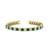 Load image into Gallery viewer, 10-ct.-diamond-tennis-bracelet-with-emerald-in-yellow-gold-FDBRC8635ROGEMGR-10.00_20CT-NL-YG