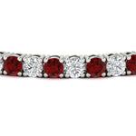 Load image into Gallery viewer, 10-ct.-diamond-tennis-bracelet-with-ruby-in-white-gold-FDBRC8635ROGRUDRANGLE5-10.00_20CT-NL-WG