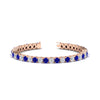 Load image into Gallery viewer, 10-ct.-diamond-tennis-bracelet-with-sapphire-in-rose-gold-FDBRC8635ROGSABL-10.00_20CT-NL-RG