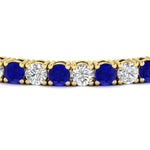 Load image into Gallery viewer, 10-ct.-diamond-tennis-bracelet-with-sapphire-in-yellow-gold-FDBRC8635ROGSABLANGLE5-10.00_20CT-NL-YG