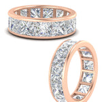 Load image into Gallery viewer, 10-ctw-channel-set-princess-cut-diamond-eternity-ring-in-rose-gold-FDEWB160PRANGLE3-10.00CT-NL-RG.jpg?v=1766128429