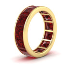 Load image into Gallery viewer, 10-ctw-channel-set-princess-cut-ruby-eternity-ring-in-yellow-gold-FDEWB160PRGRUDRANGLE2-10.00CT-NL-YG.jpg?v=1766128429