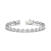 Load image into Gallery viewer, 11-carat-classic-teardrop-link-east-west-diamond-bracelet-in-white-gold-FDBRCPE10581-11.00CT-NL-WG.jpg?v=1776854678
