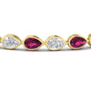 Load image into Gallery viewer, 11-carat-classic-teardrop-link-east-west-pink-sapphire-bracelet-in-yellow-gold-FDBRCPE10581GSADRPIANGLE5-11.00CT-NL-YG.jpg?v=1776855008