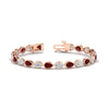 Load image into Gallery viewer, 11-carat-classic-teardrop-link-east-west-ruby-bracelet-in-rose-gold-FDBRCPE10581GRUDR-11.00CT-NL-RG.jpg?v=1776855056