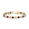 Load image into Gallery viewer, 11-carat-classic-teardrop-link-east-west-ruby-bracelet-in-yellow-gold-FDBRCPE10581GRUDR-11.00CT-NL-YG-hw_5f4acd90-597f-431c-85fe-1796849bb04b.jpg?v=1776855733