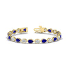 Load image into Gallery viewer, 11-carat-classic-teardrop-link-east-west-sapphire-bracelet-in-yellow-gold-FDBRCPE10581GSABL-11.00CT-NL-YG.jpg?v=1776854934