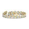 Load image into Gallery viewer, 12-50-ct-bezel-tennis-bracelet-heart-shaped-diamond-in-yellow-gold-fdbrc10581htangle2-12-50-ct-nl-yg