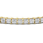 Load image into Gallery viewer, 12 Carat Princess Cut Basket Tennis Bracelet