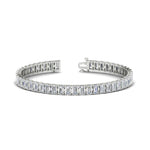 Load image into Gallery viewer, 14-ct-emerald-cut-tennis-diamond-bracelet-in-white-gold-FDBRC10449EM-14.00CT-NL-WG.jpg