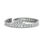 Load image into Gallery viewer, 14-ct-emerald-cut-tennis-diamond-bracelet-in-white-gold-FDBRC10449EMANGLE4-14.00CT-NL-WG.jpg