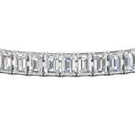 Load image into Gallery viewer, 14-ct-emerald-cut-tennis-diamond-bracelet-in-white-gold-FDBRC10449EMANGLE5-14.00CT-NL-WG.jpg