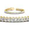 Load image into Gallery viewer, 14.40-carat-emerald-diagonal-tennis-bracelet-in-yellow-gold-fdbrc11518angle2-14-40-ct-nl-yg.jpg?v=1764931836