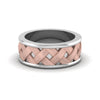 Load image into Gallery viewer, 2 Tone X Pattern Comfort Fit Band
