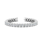 Load image into Gallery viewer, 15-Ct.Exclusive-Diamond-Tennis-Bracelet-In-White-Gold-FDBRC8635RO-15.00-CT-NL-WG
