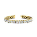 Load image into Gallery viewer, 15-Ct.Exclusive-Diamond-Tennis-Bracelet-In-Yellow-Gold-FDBRC8635RO-15.00-CT-NL-YG