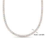 Load image into Gallery viewer, 15-carat-graduated-diamond-tennis-necklace-in-FDNK11334-(0.12CT)ANGLE1-NL-RG