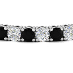 Load image into Gallery viewer, 15-ct.exclusive-diamond-tennis-bracelet-with-black-diamond-in-white-gold-FDBRC8635ROGBLACKANGLE5-15.00_20CT-NL-WG