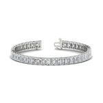 Load image into Gallery viewer, 17-ct-emerald-cut-tennis-diamond-bracelet-basket-set-in-white-gold-FDBRC10449EM-17.00CT-NL-WG.jpg