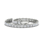 Load image into Gallery viewer, 18 Ct Princess Cut Basket Tennis Bracelet