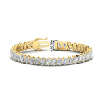 Load image into Gallery viewer, 19.20-carat-emerald-diagonal-tennis-bracelet-in-yellow-gold-fdbrc11518-19-20-ct-nl-yg-hw.jpg?v=1764932068