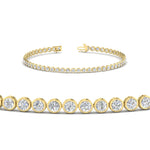 Load image into Gallery viewer, 2.70 Ct. Diamond Bezel Set Tennis Bracelet