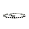 Load image into Gallery viewer, 2-Carat-Diamond-Tennis-Bracelet-With-Black-Diamond-In-White-Gold-FDBRC8635ROGBLACKANGLE4-2.00-CT-NL-WG