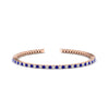 Load image into Gallery viewer, 2-Carat-Diamond-Tennis-Bracelet-With-Blue-Sapphire-In-Rose-Gold-FDBRC8635ROGSABL-2.00-CT-NL-RG